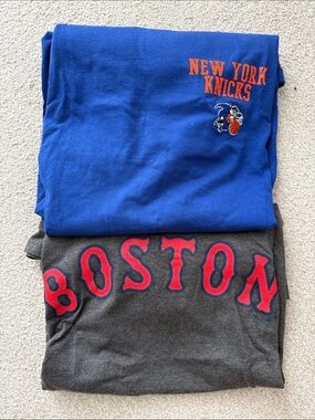 NBA New York Knicks Blue Short Sleeve Tee